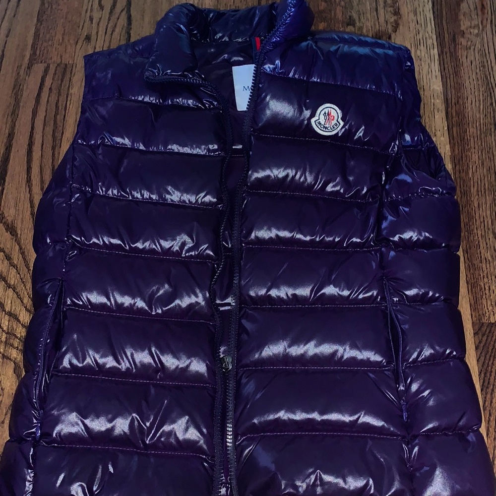 Purple Moncler vest